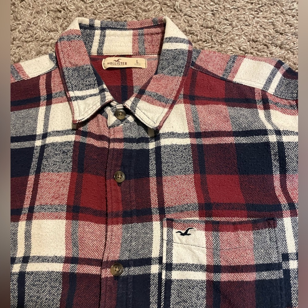 Hollister Men’s Flannel - Large